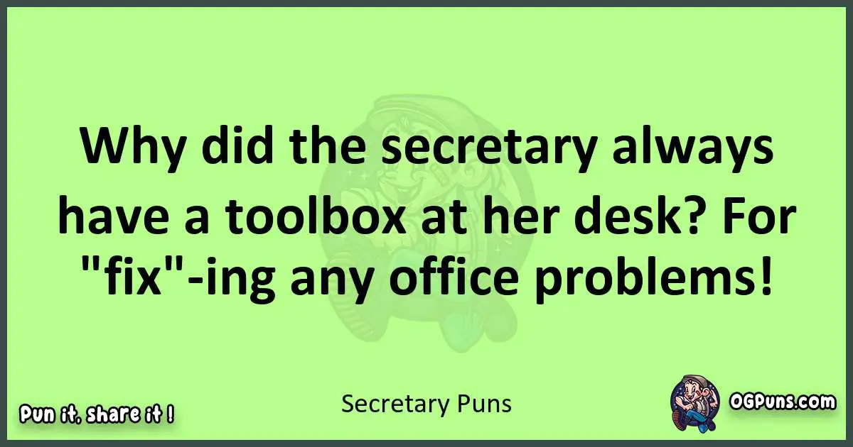 short Secretary puns pun