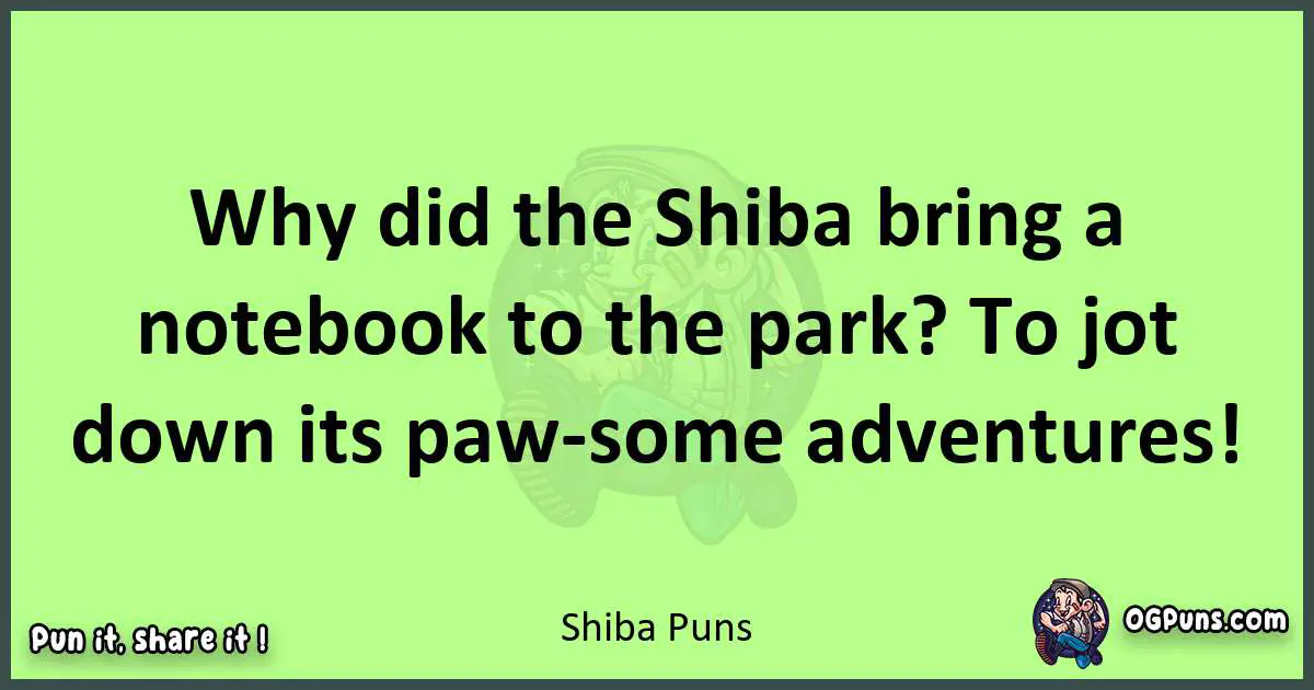 short Shiba puns pun
