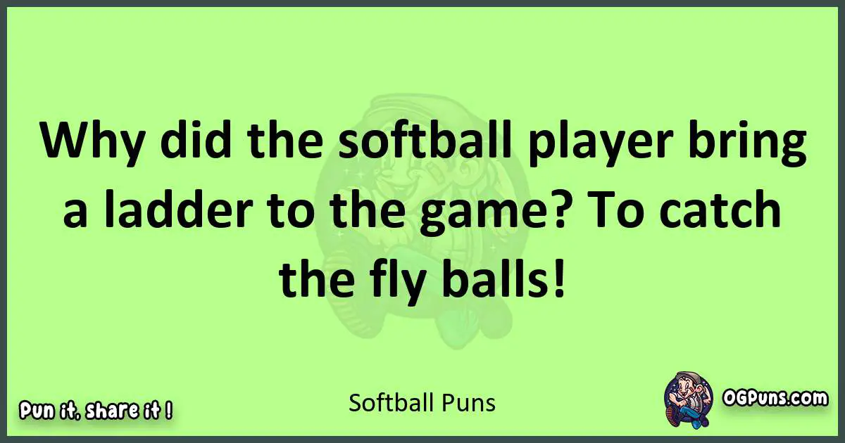 short Softball puns pun