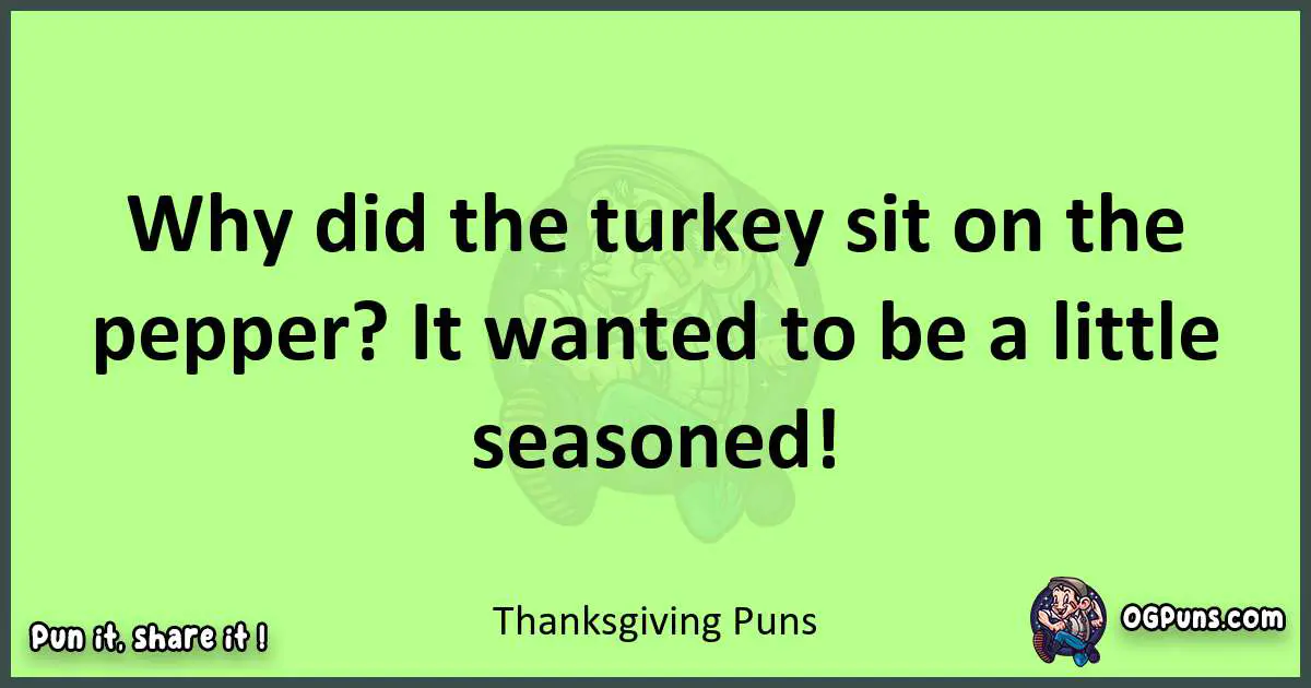 short Thanksgiving puns pun