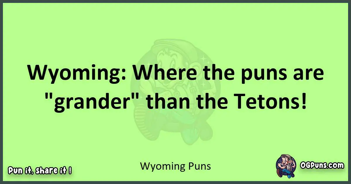 short Wyoming puns pun