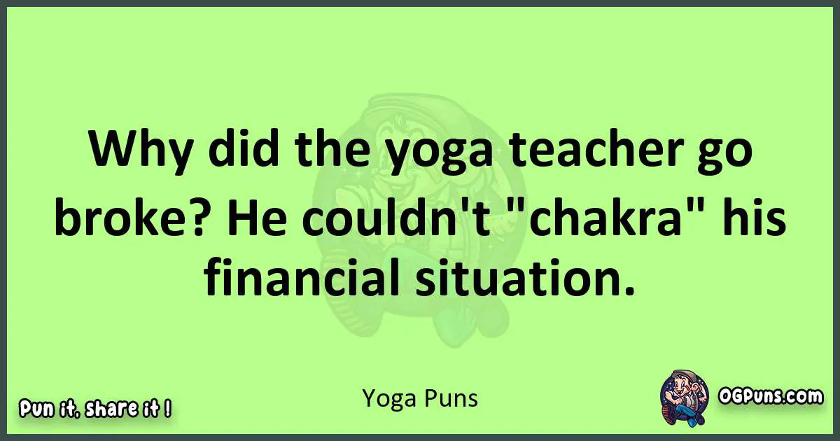 short Yoga puns pun