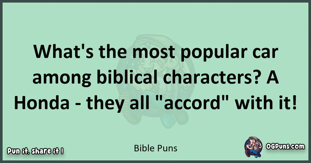 wordplay with Bible puns
