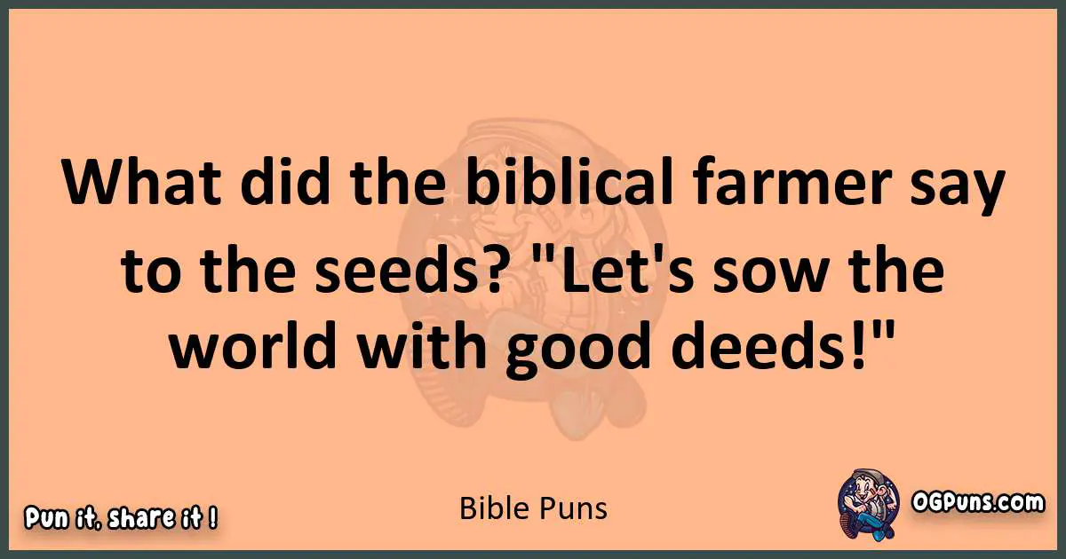 pun with Bible puns