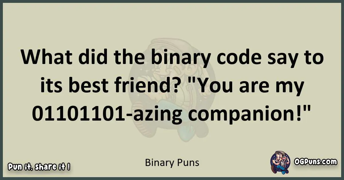Binary puns text wordplay