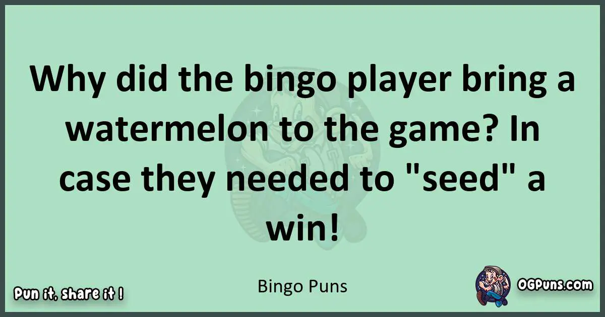 wordplay with Bingo puns
