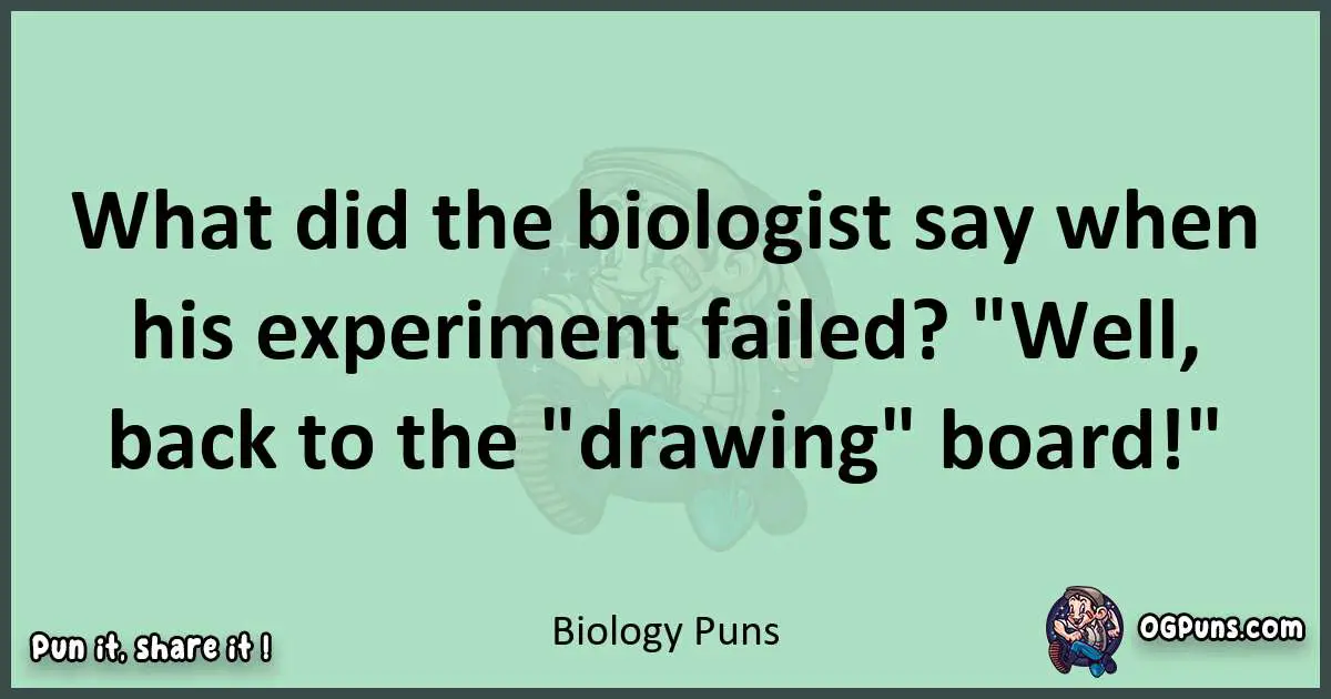wordplay with Biology puns