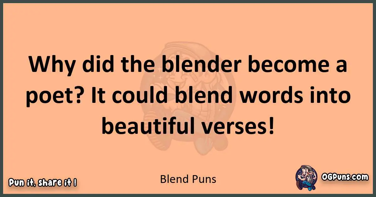 pun with Blend puns