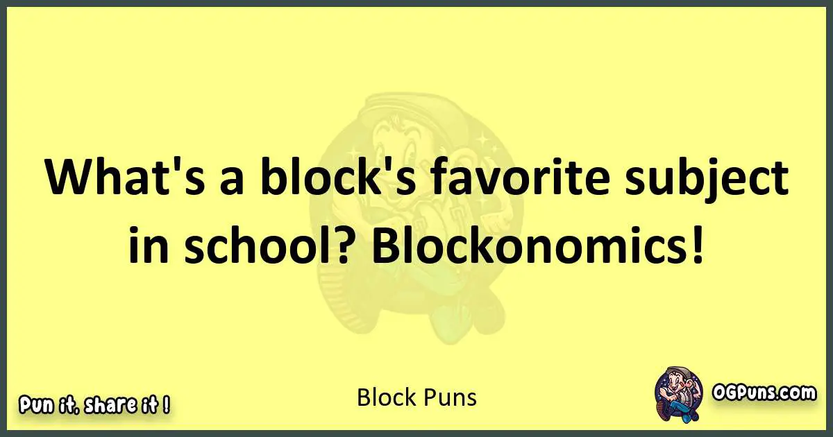 Block puns best worpdlay