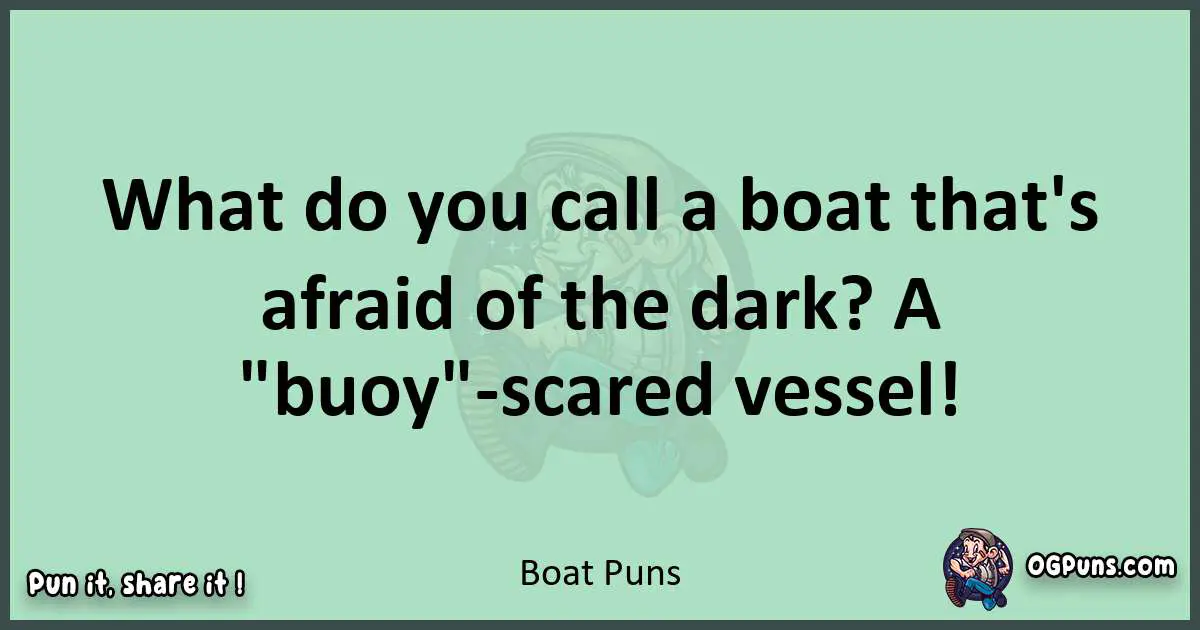 wordplay with Boat puns