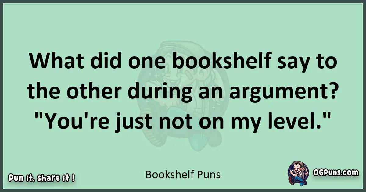 wordplay with Bookshelf puns