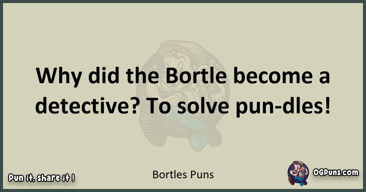 Bortles puns text wordplay