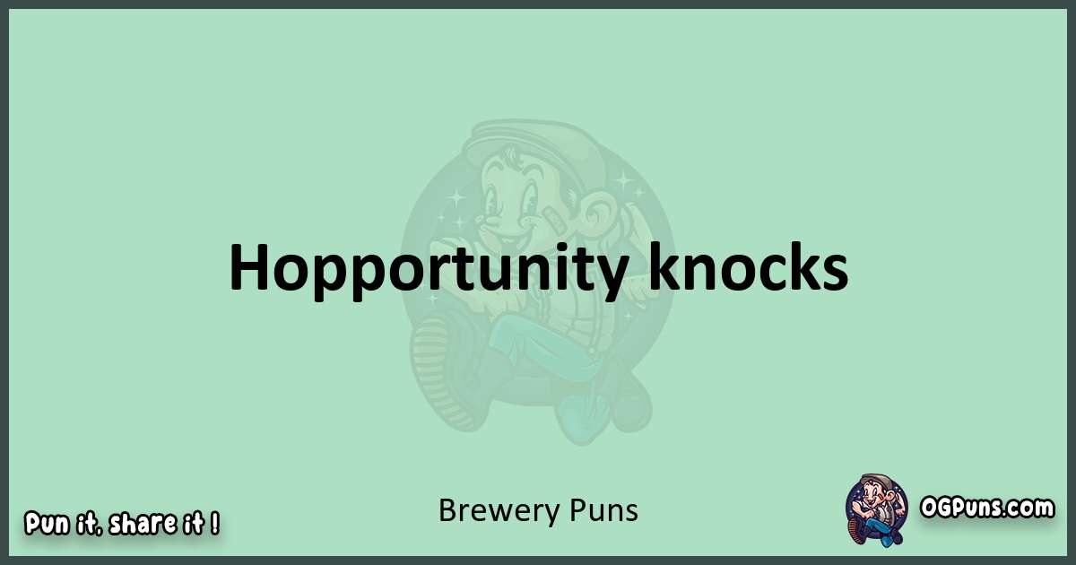 wordplay with Brewery puns