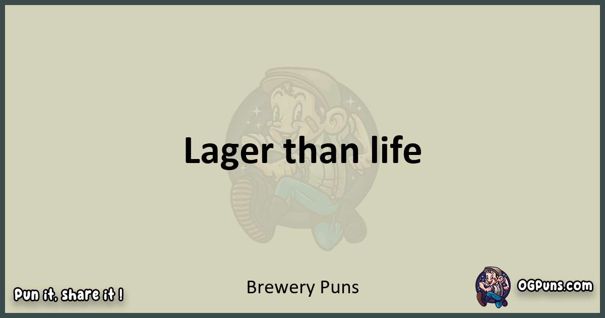 Brewery puns text wordplay