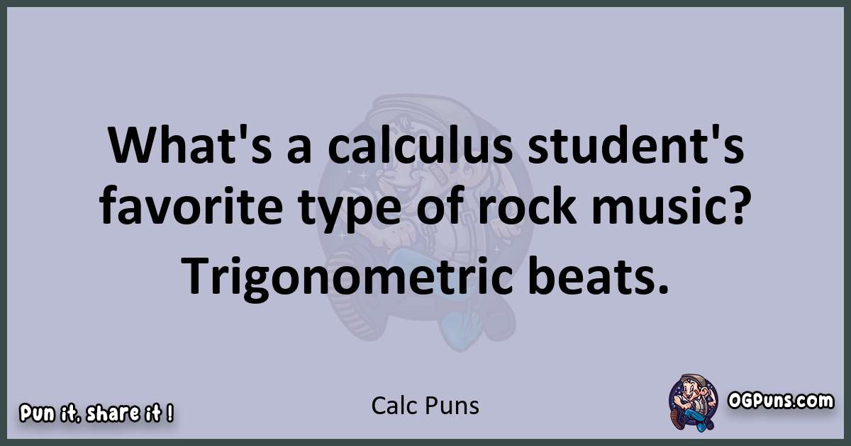 Textual pun with Calc puns