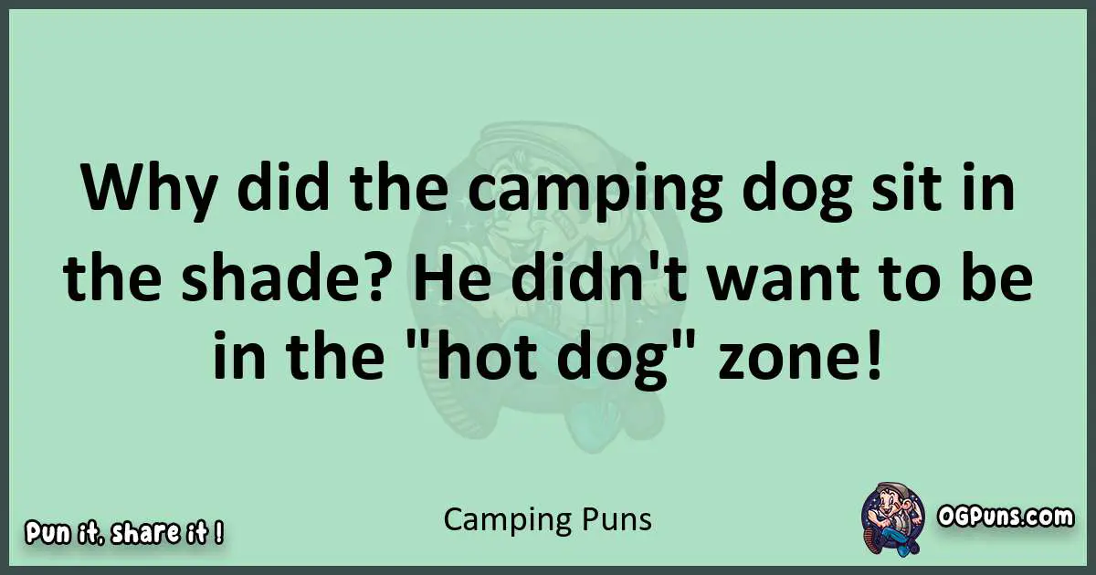 wordplay with Camping puns