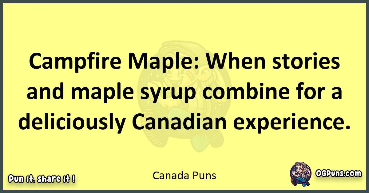 Canada puns best worpdlay