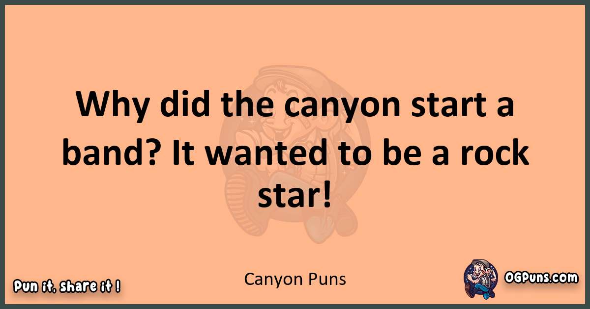 pun with Canyon puns