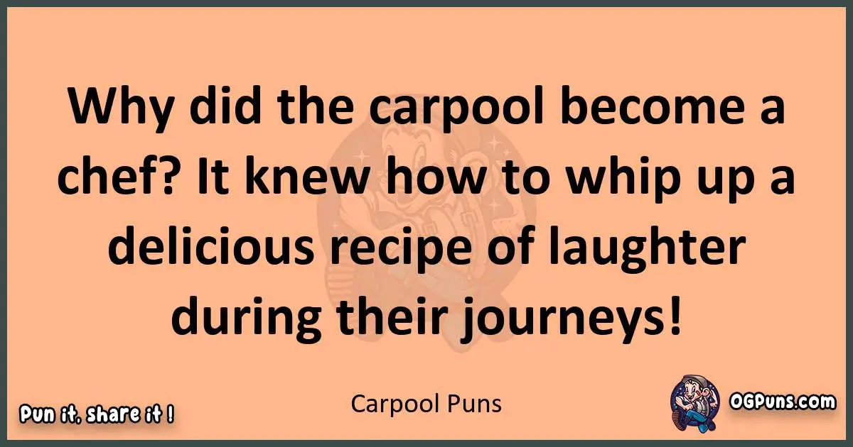 pun with Carpool puns