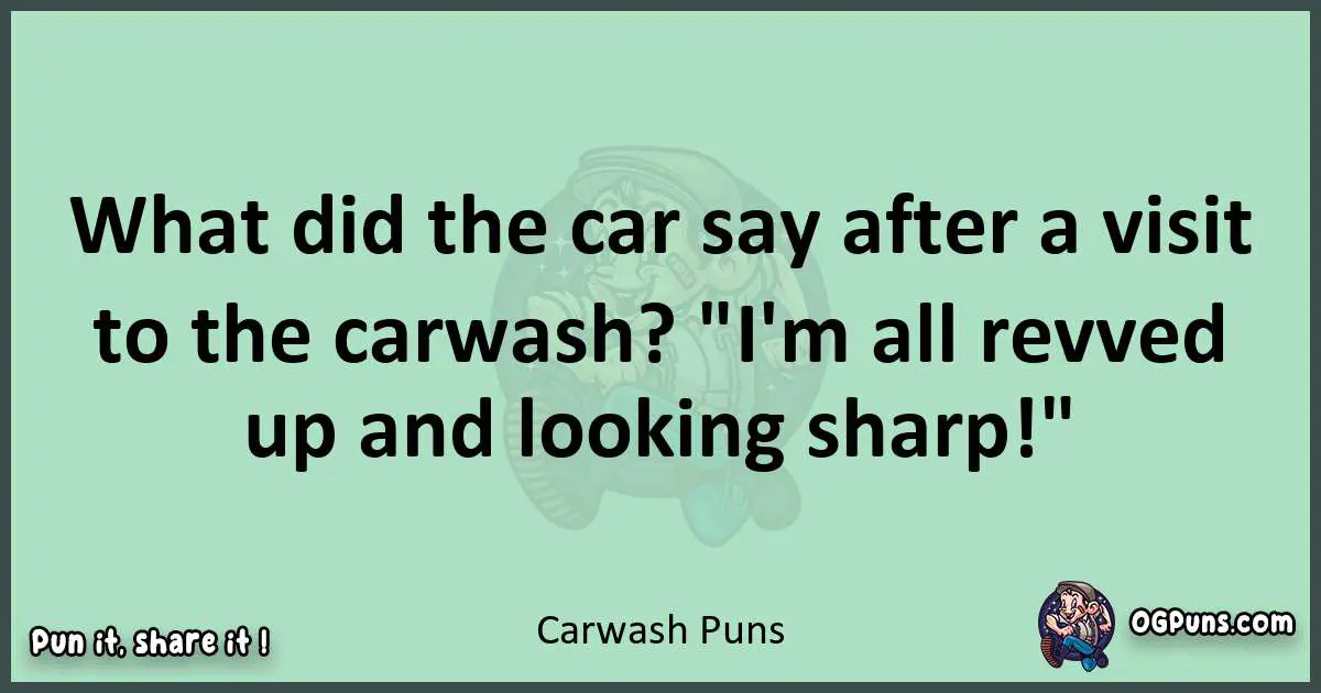 wordplay with Carwash puns