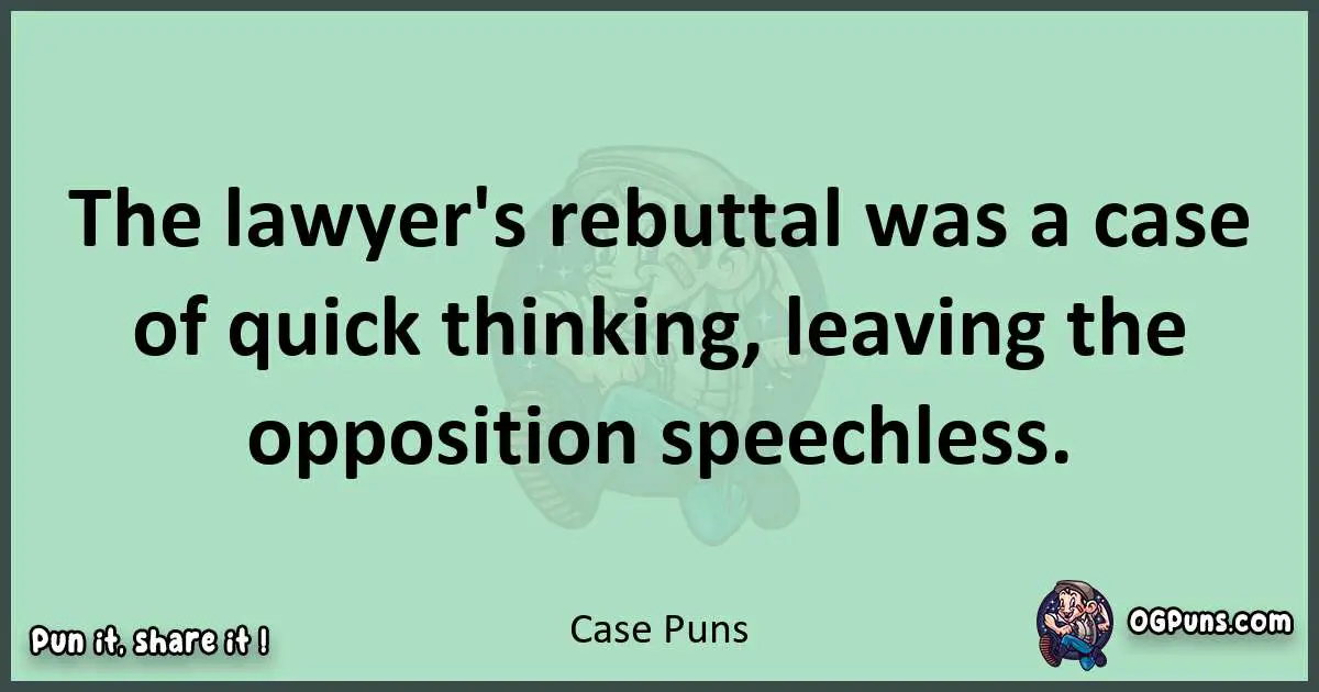 wordplay with Case puns
