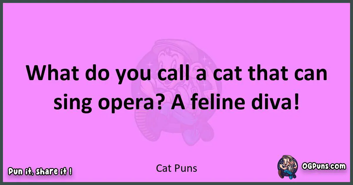 Cat puns nice pun
