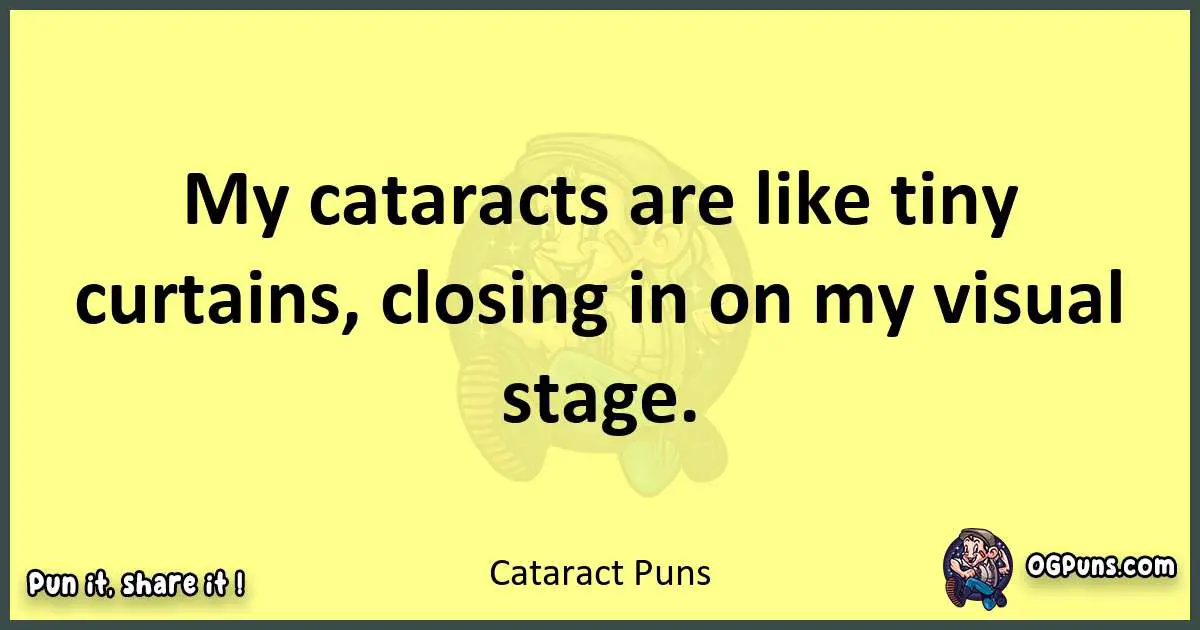 Cataract puns best worpdlay