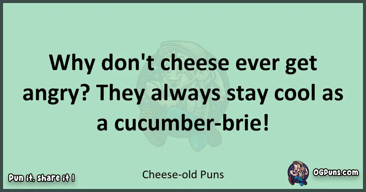 wordplay with Cheese -old puns