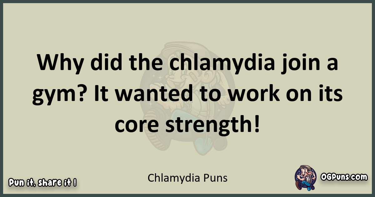Chlamydia puns text wordplay