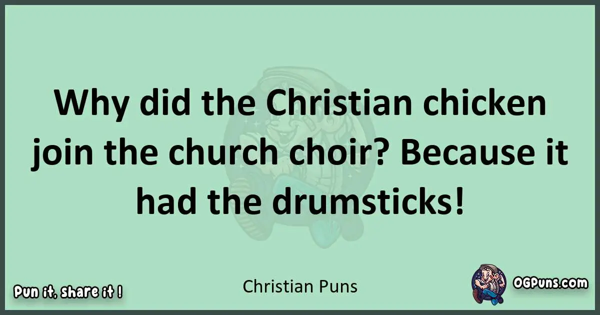 wordplay with Christian puns