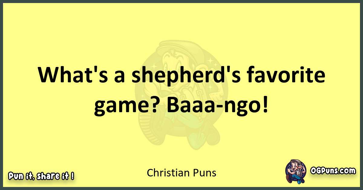 Christian puns best worpdlay