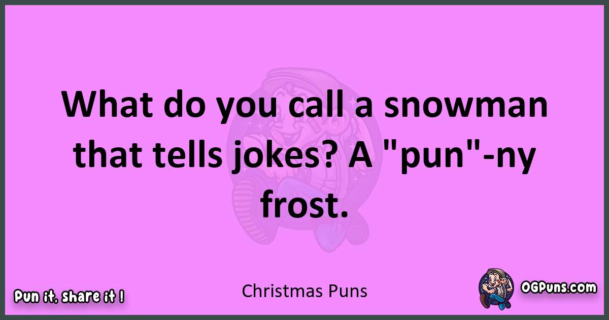 Christmas puns nice pun