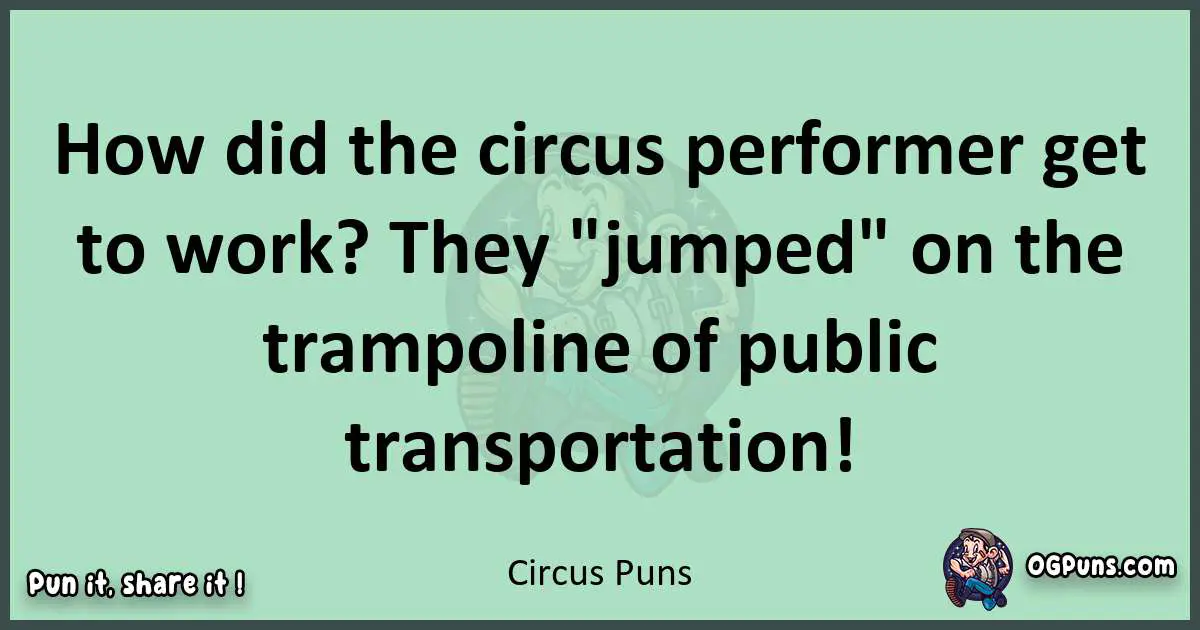 wordplay with Circus puns