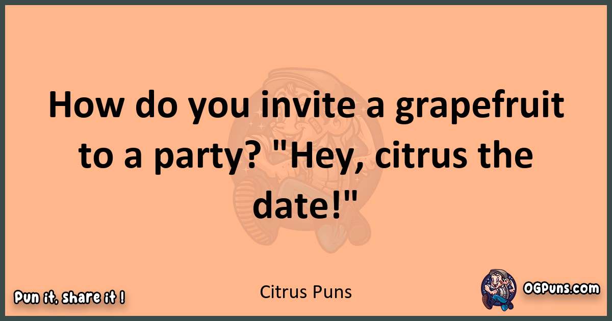 pun with Citrus puns