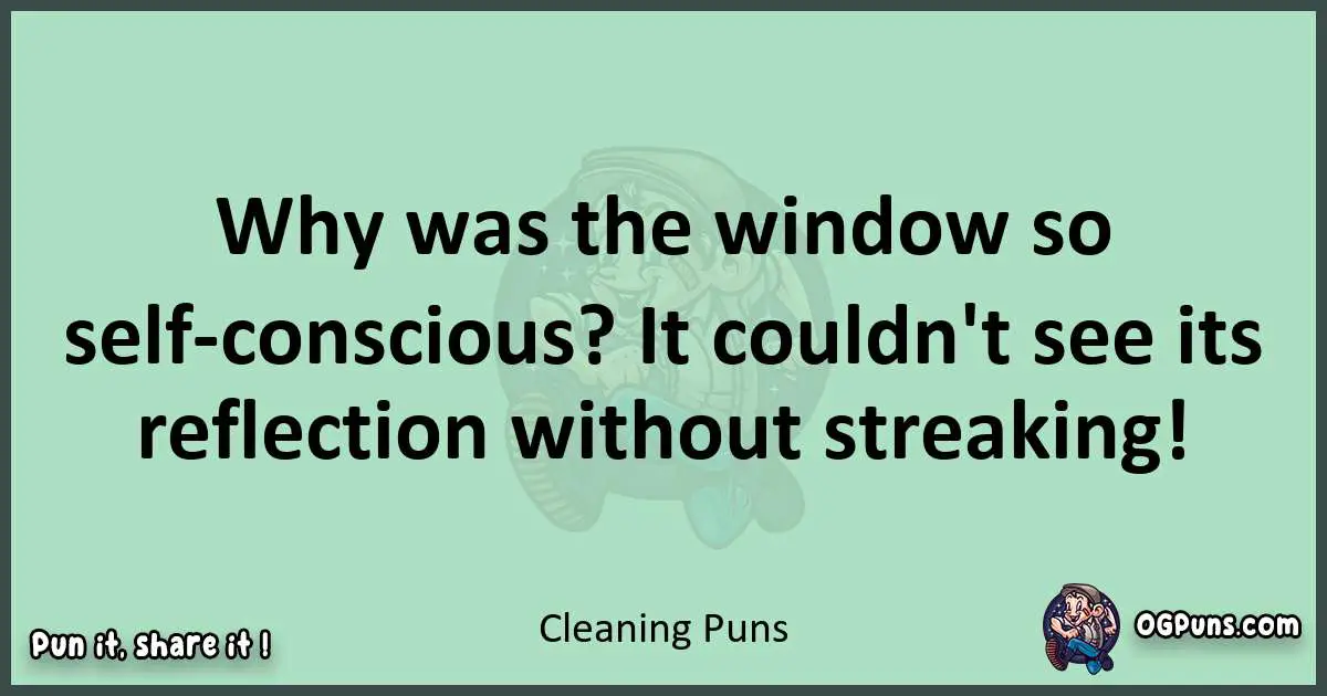 wordplay with Cleaning puns