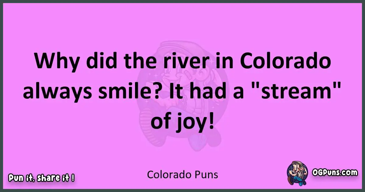 Colorado puns nice pun