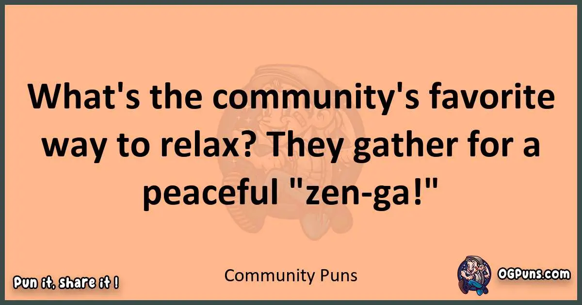 pun with Community puns