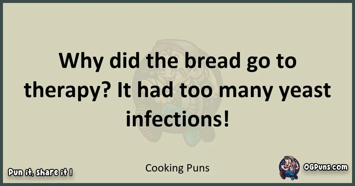 Cooking puns text wordplay