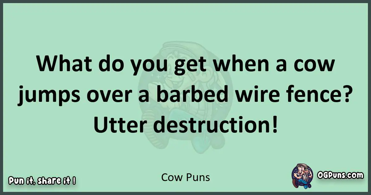 wordplay with Cow puns