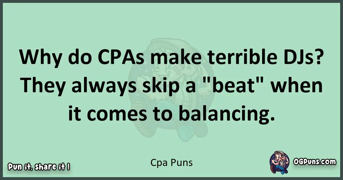 wordplay with Cpa puns
