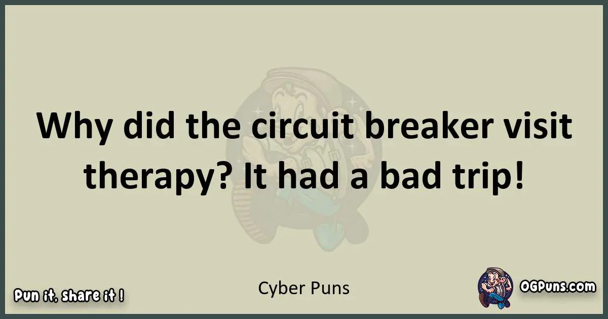 Cyber puns text wordplay
