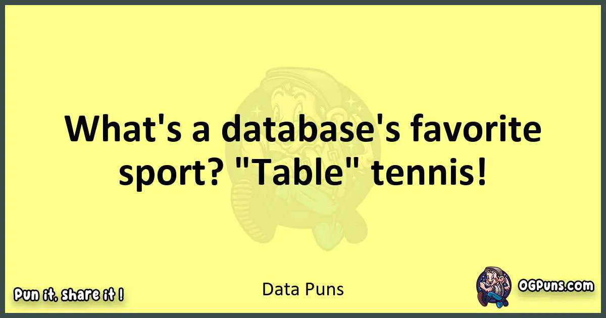 Data puns best worpdlay