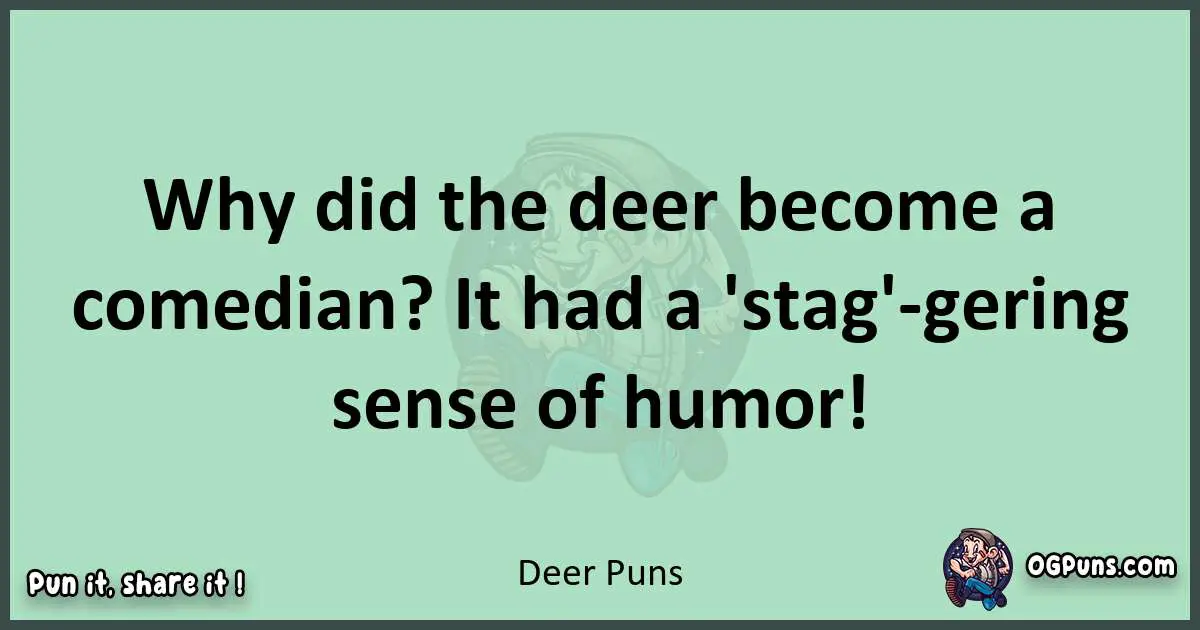 wordplay with Deer puns