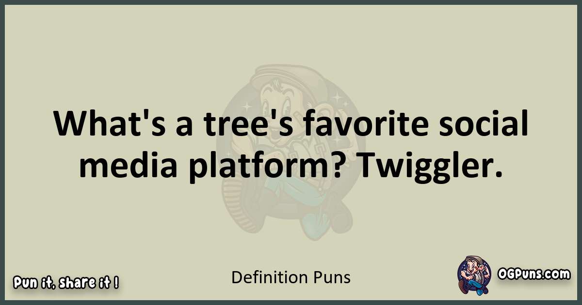 Definition puns text wordplay