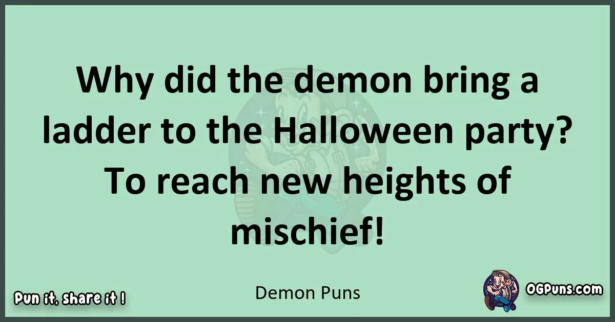 wordplay with Demon puns