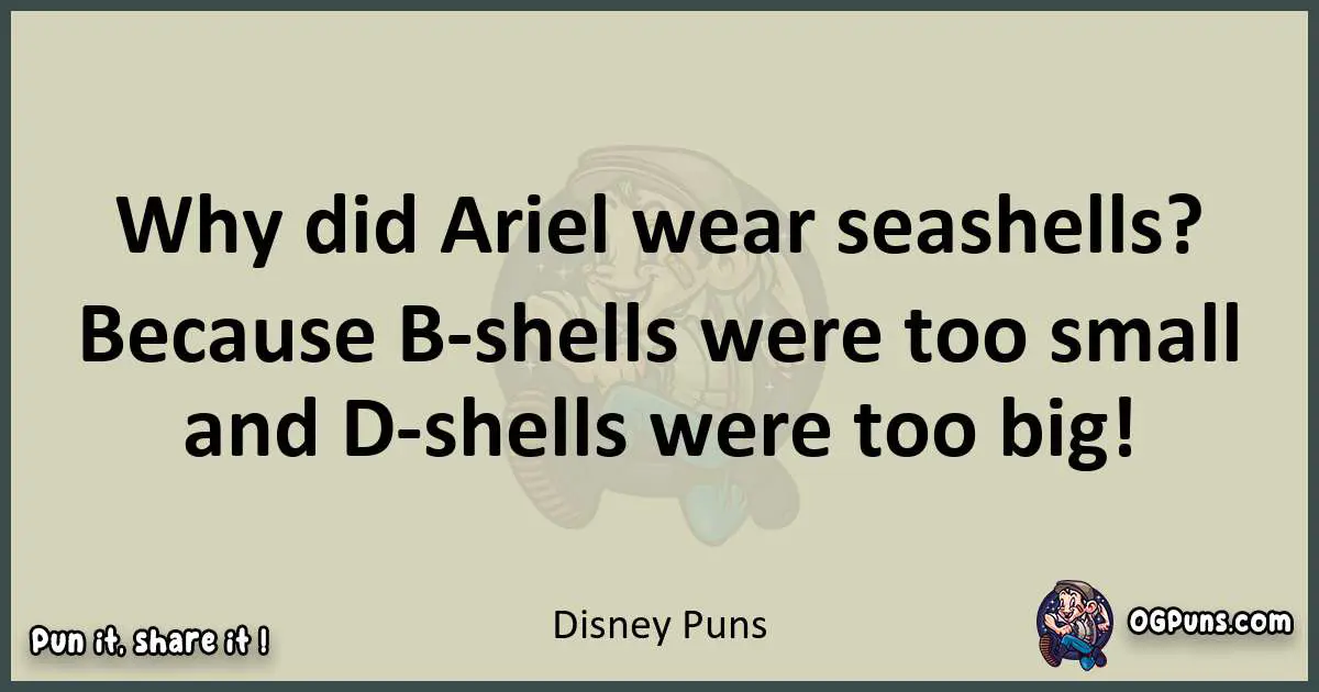 Disney puns text wordplay