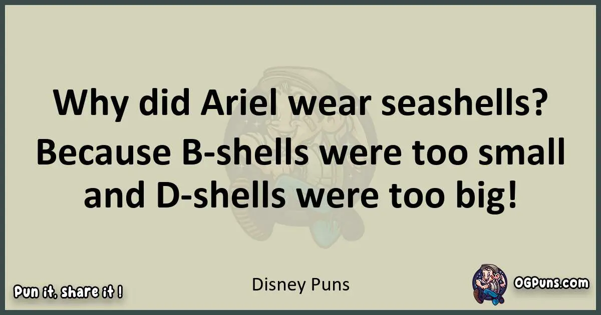 Disney puns text wordplay