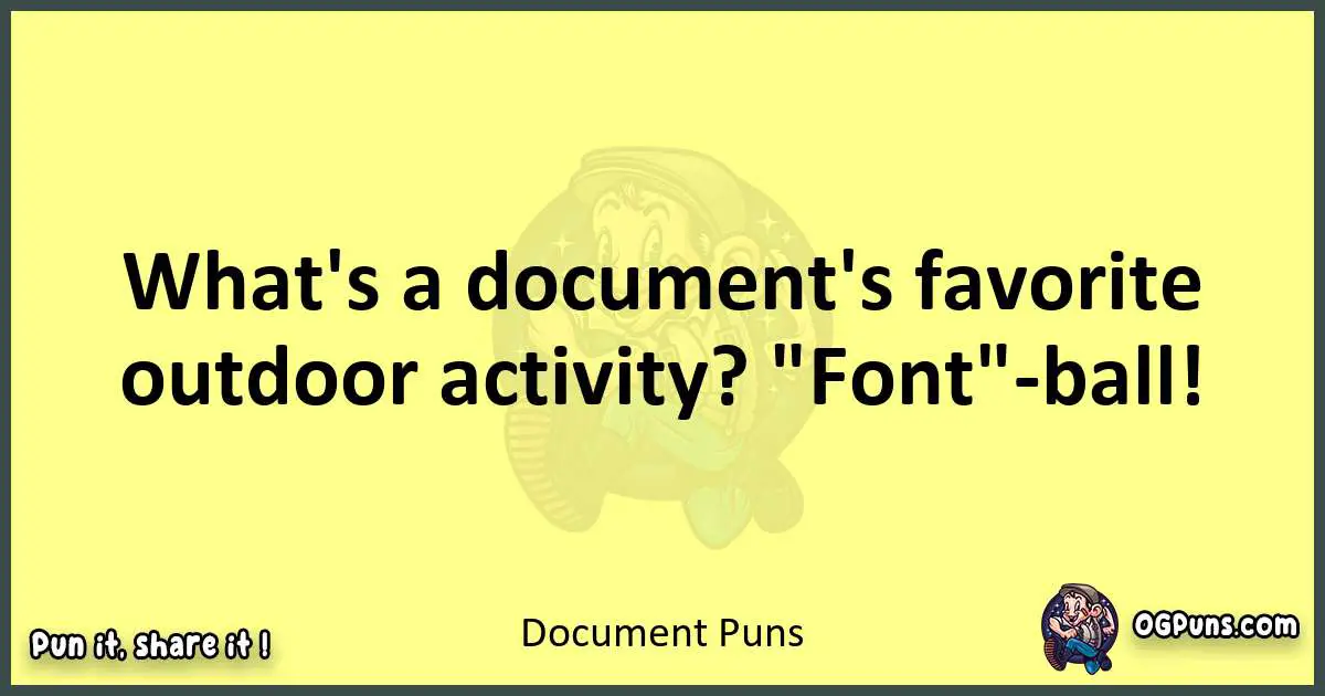 Document puns best worpdlay