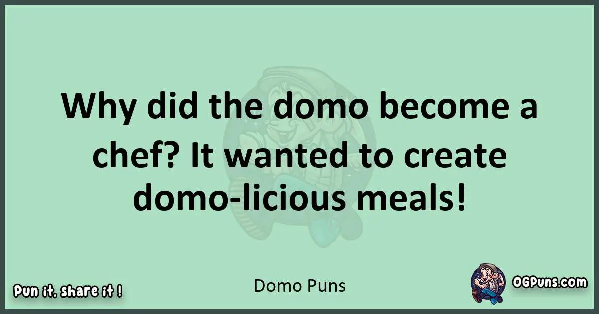 wordplay with Domo puns