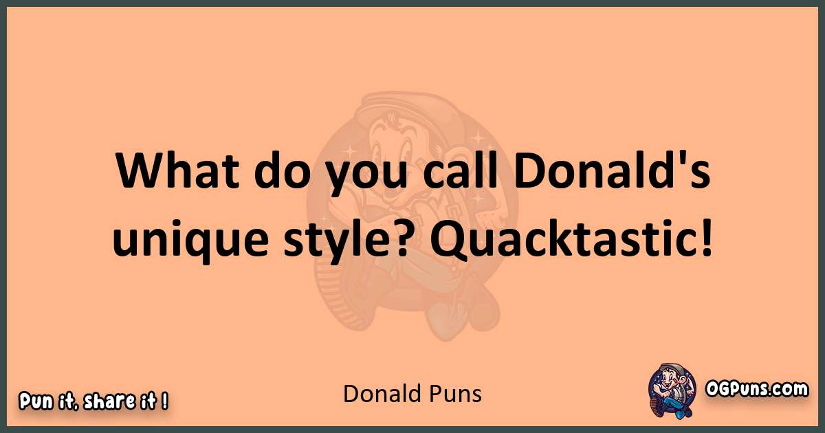 pun with Donald puns